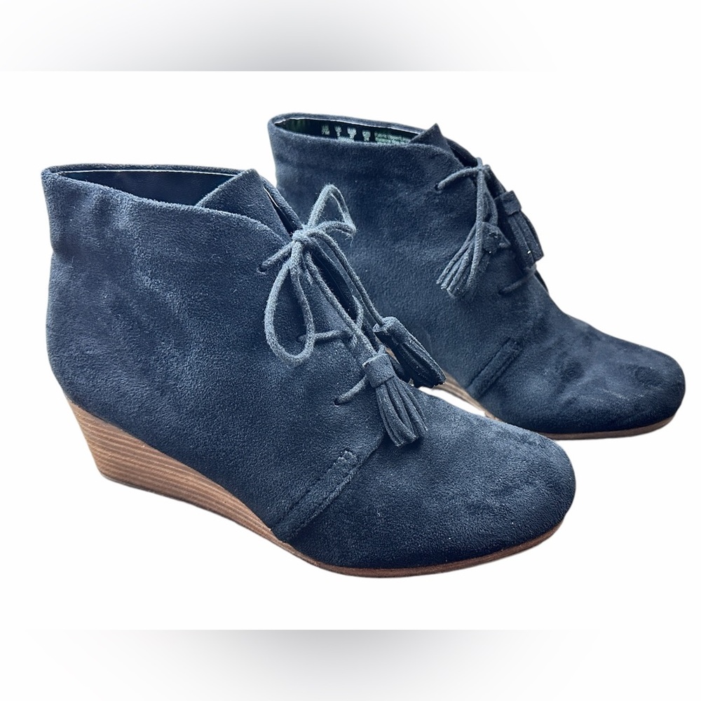 Dr. Scholl's Women's Navy Suede Ankle Booties